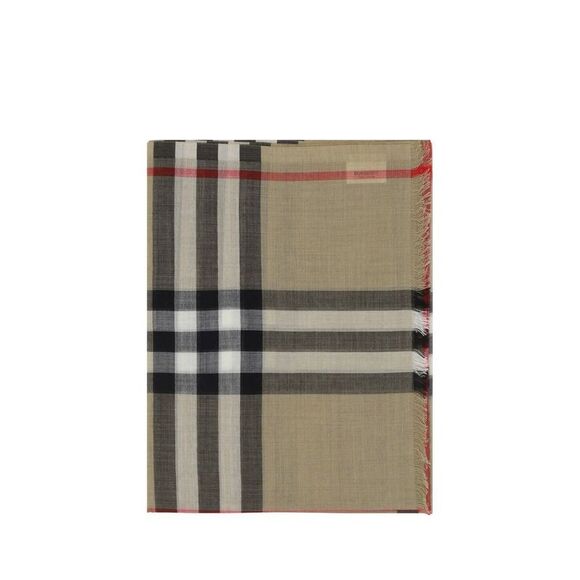 Burberry Accessories - Burberry Beige Silk Women's Foulard